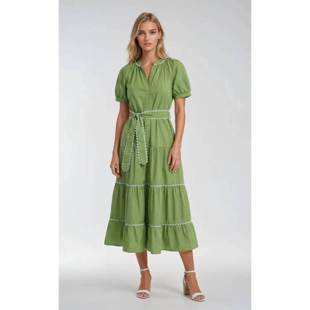 NEW SINCERELY OURS amalie maxi dress in lime